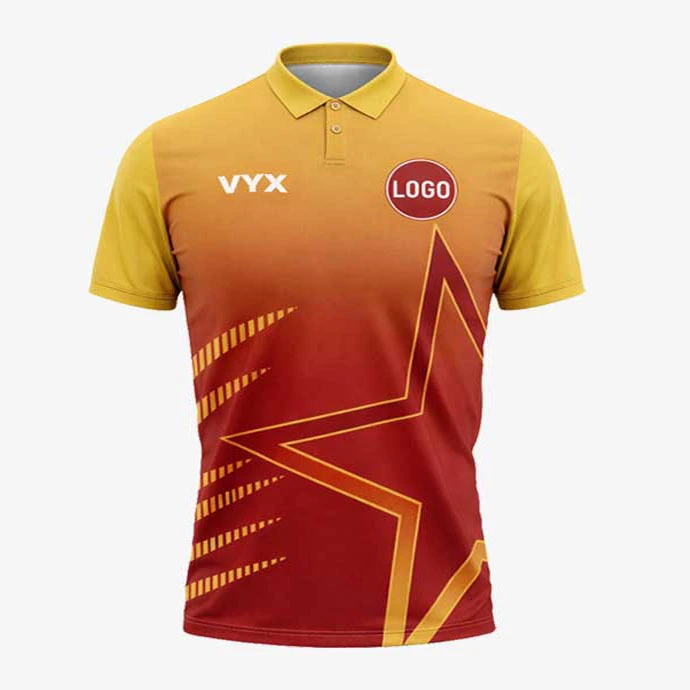 ProWillow Yellow Red Cricket Jersey front view.jpg