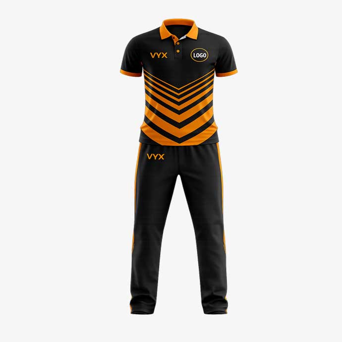 BoundaryX Black Yellow Cricket Uniform Set front view.jpg