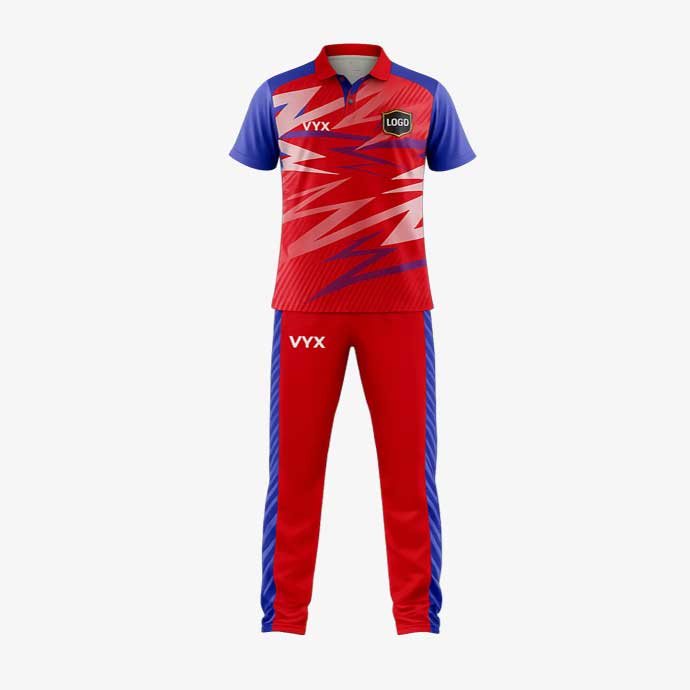 PowerCrease Red Blue Cricket Uniform Set front view.jpg