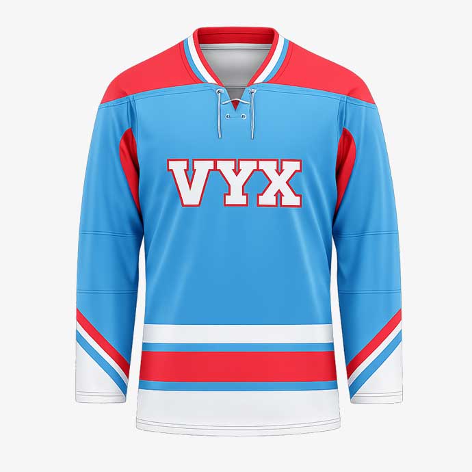 BladeLine Light Blue Red Ice Hockey Jersey front view.jpg
