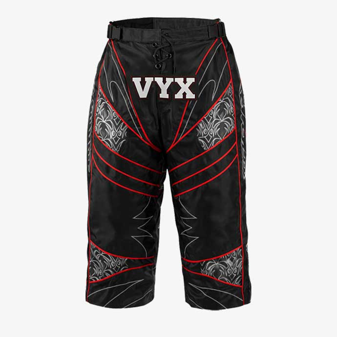 CryoCore Black Red Ice Hockey Pants front view.jpg