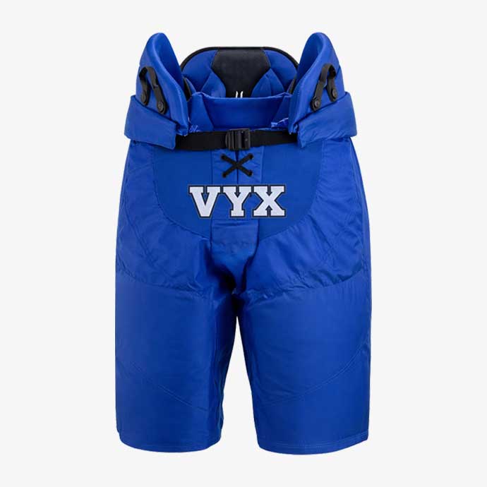 FrozenNine Blue Ice Hockey Pants front view.jpg