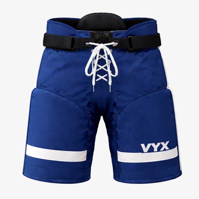 PowerRink Blue White Ice Hockey Pants front view.jpg