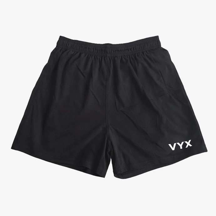 Stravix black volleyball shorts front view