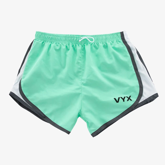 Aerova mint green volleyball shorts front view