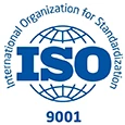 ISO 9001 quality management certification logo