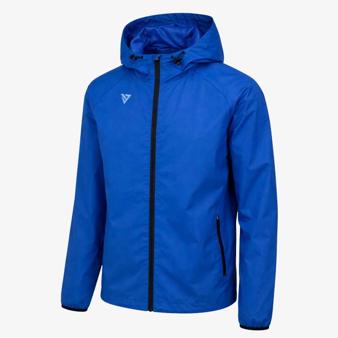 Crossbar Blue All Weather Jacket Front View