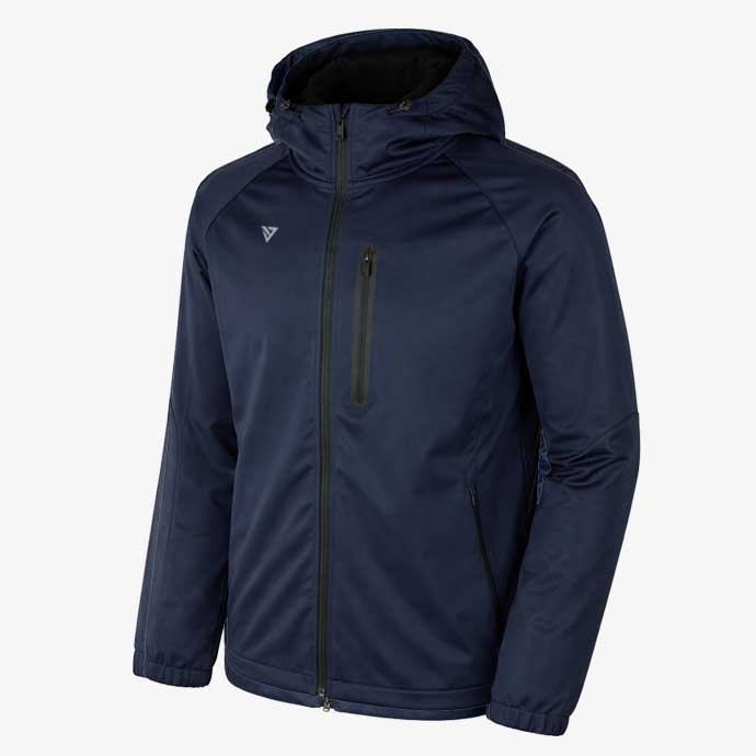 CorePro Navy Softshell Jacket Front View