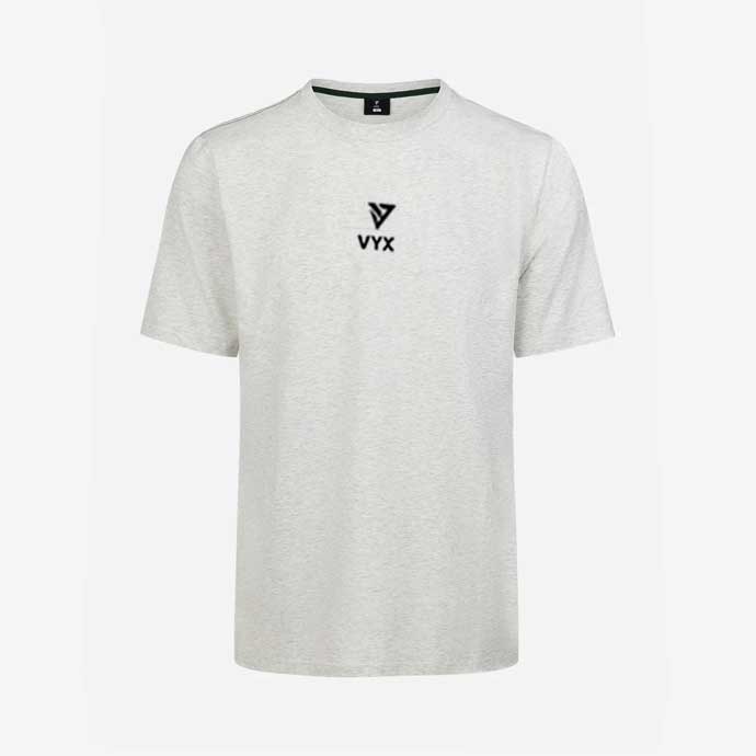 ClubPro grey presentation t-shirt front view team travel wear