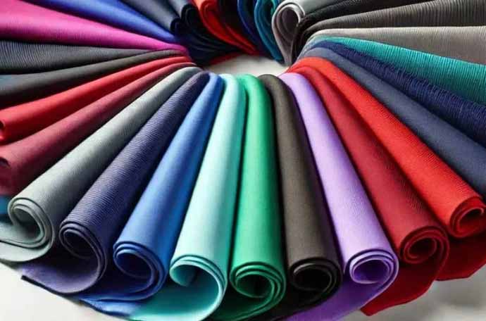 Polyester performance fabric rolls in multiple colors for sportswear and sublimation printing