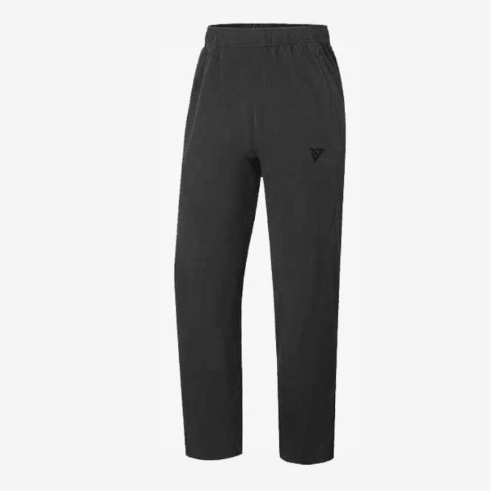 CoreTravel Black Straight Leg Jogger Pants Front View