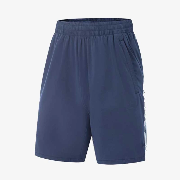 StratoMove Navy Active Shorts front view