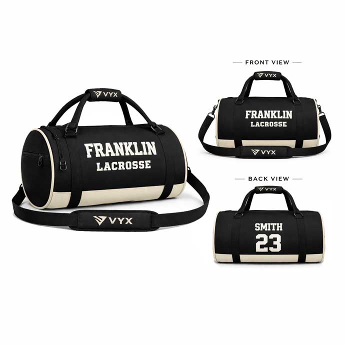 CarryPro Custom Team Duffle Bag Front and Back View