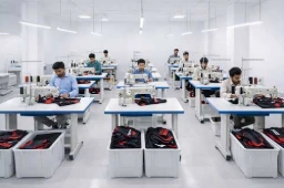 Sewing and stitching process of sports uniforms