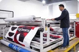 Sublimation printing process for sports uniforms