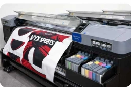 Digital printing process for custom sports uniforms