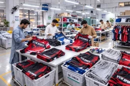 Quality control inspection of sports uniforms