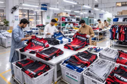 Quality control inspection of sports uniforms