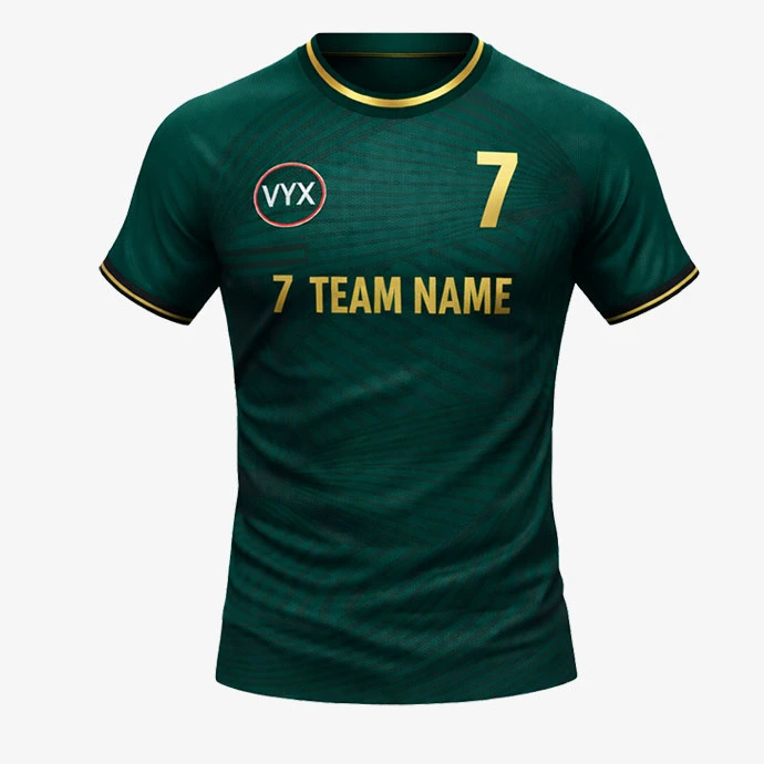 Strikex Green Soccer Jersey front view.jpg