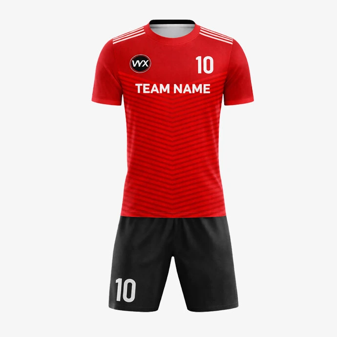 VelocityX Red Black Soccer Uniform Set front view.jpg