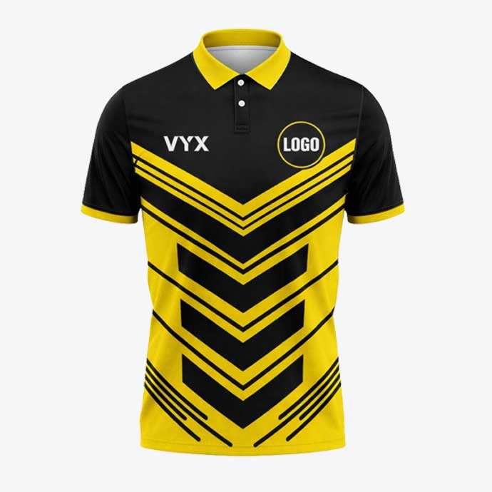 BatLine Black Yellow Cricket Jersey front view.jpg